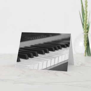 Piano Greetings Card