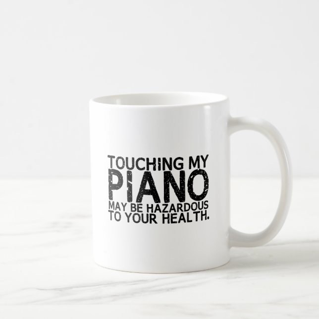 Piano Hazard Coffee Mug (Right)