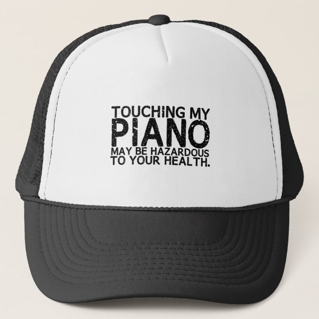 Piano Hazard Trucker Hat (Front)