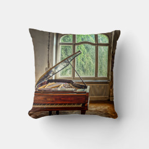 Piano in the Villa Cushion