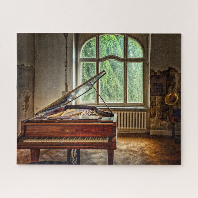 Piano in the Villa Jigsaw Puzzle (Horizontal)