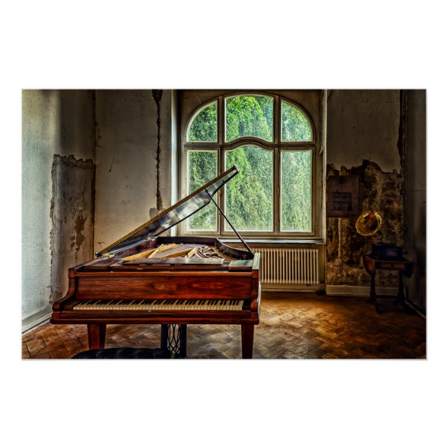 Piano in the Villa Poster (Front)
