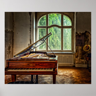 Piano in the Villa Poster