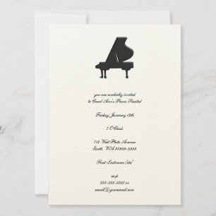 Piano Invitation