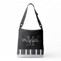 Piano key cross body bag for teacher or student