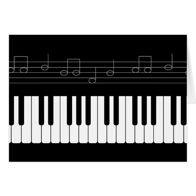 Piano keyboard (Front Horizontal)