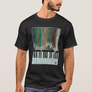 Piano Keyboard and Percussion Instrumental in Musi T-Shirt