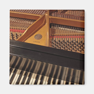 Piano keyboard and pins magnet
