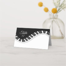 Piano Keyboard Black and White Music Design