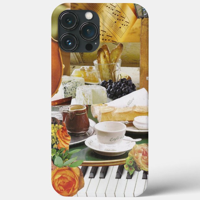 Piano Keyboard Cell Phone Case (Back)