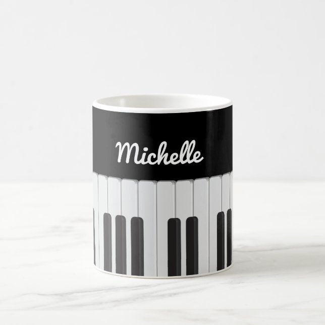 Piano keyboard coffee mug (Center)