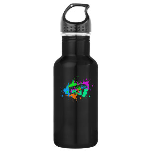 Piano Keyboard Colorful Design for Music Pianists 532 Ml Water Bottle