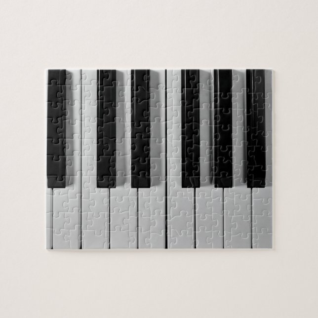 Piano Keyboard Custom Jigsaw Puzzle (Horizontal)