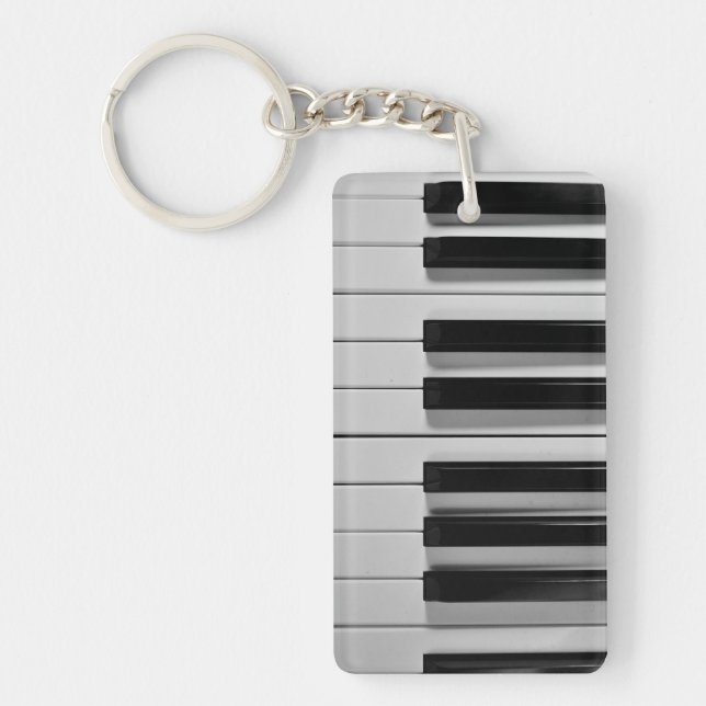 Piano Keyboard Custom Key Chain (Front)
