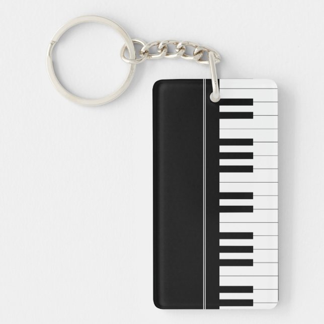 Piano keyboard key ring (Front)