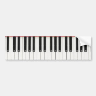 Piano Keyboard Keys Bumper Sticker