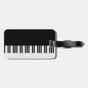 Piano Keyboard Keys Luggage Tag