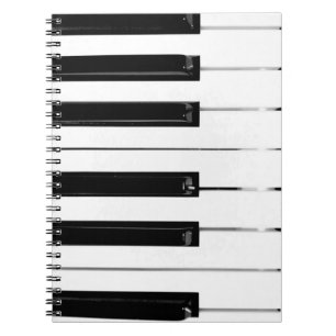 Piano Keyboard Keys Notebook