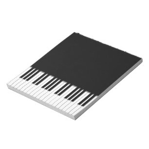 Piano Keyboard Keys Notepad