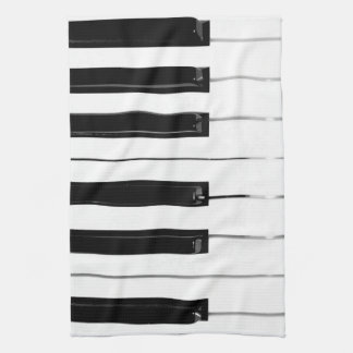 Piano Keyboard Keys Tea Towel