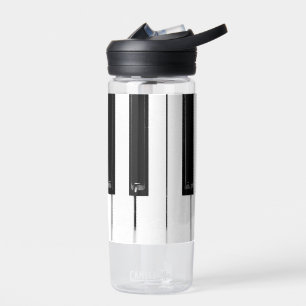Piano Keyboard Keys Water Bottle