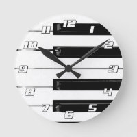 Piano Keyboard Keys with Numbers