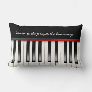 Piano Keyboard Lumbar Cushion