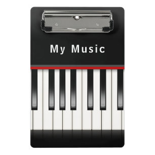Piano Keyboard Mini Clipboard