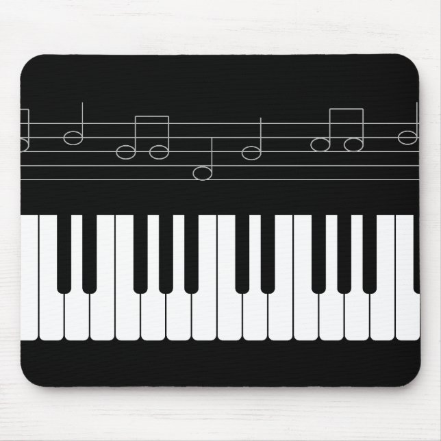 Piano keyboard mouse mat (Front)