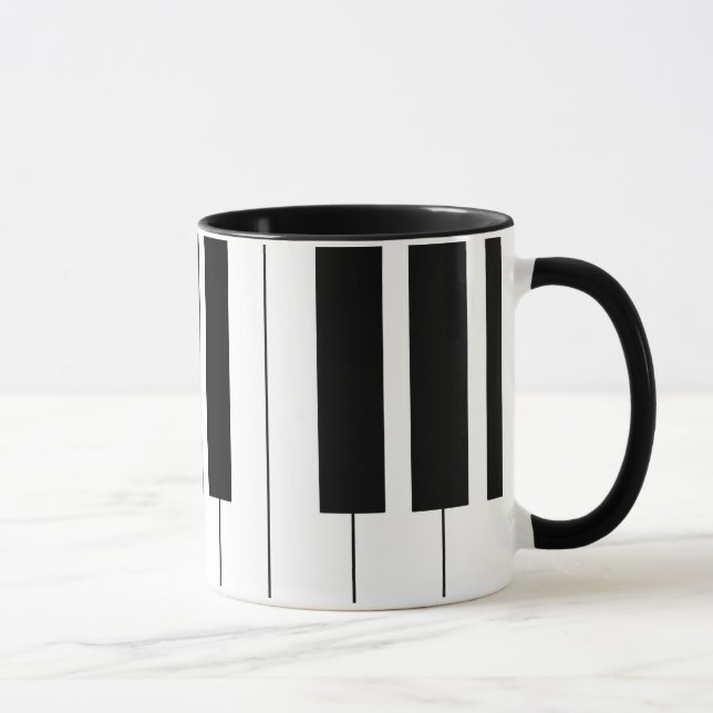 Piano Keyboard Mug (Right)