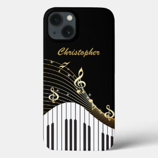 Piano Keyboard Music  iPhone 13 Case