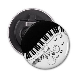 Piano Keyboard Music Design Bottle Opener