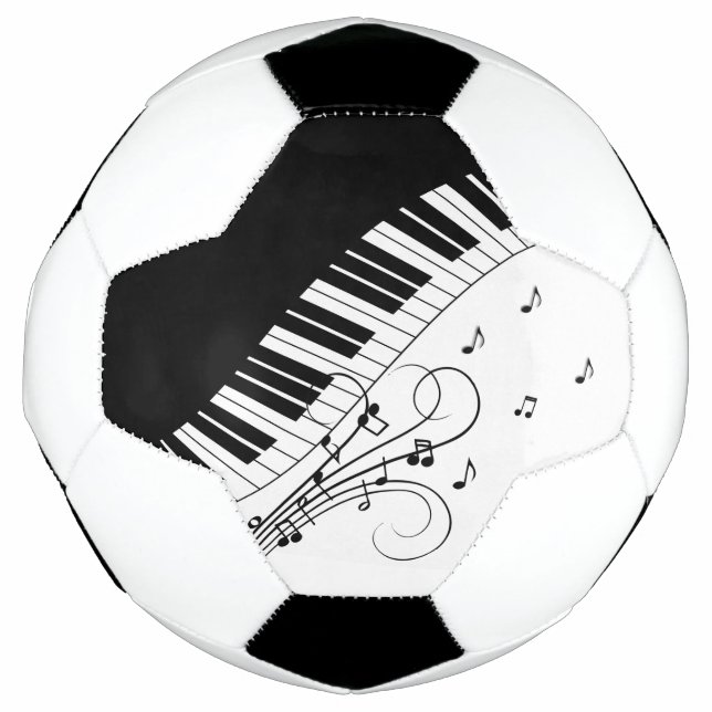 Piano Keyboard Music Design Football (Front)