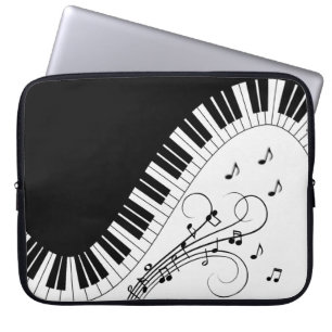 Piano Keyboard Music Design   Laptop Sleeve