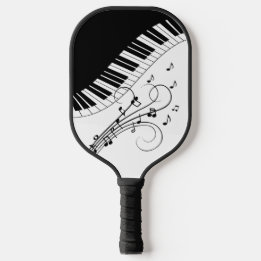 Piano Keyboard Music Design Pickleball Paddle