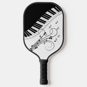 Piano Keyboard Music Design Pickleball Paddle