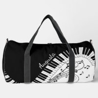 Piano Keyboard Music Design w/ Name