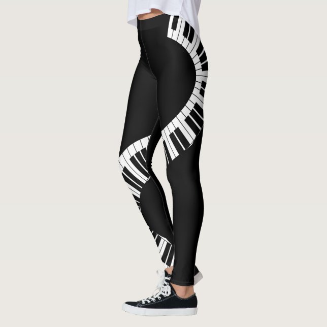 Piano Keyboard Music Leggings (Left)