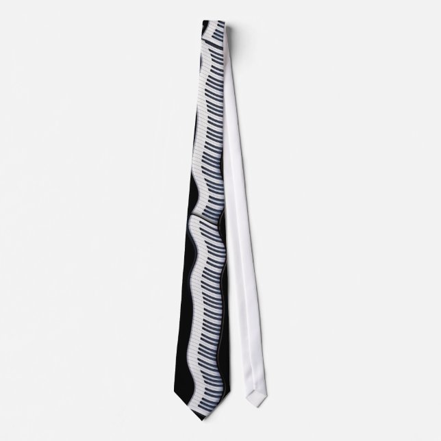 PIANO KEYBOARD Music Lover Neck Tie (Front)