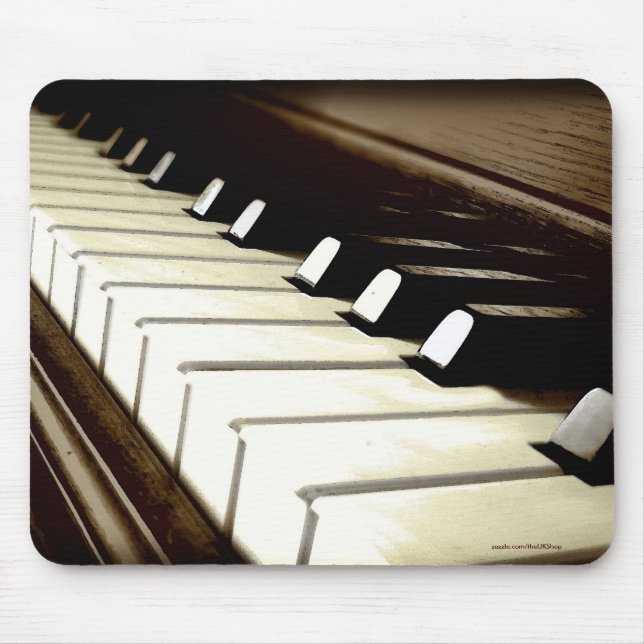 Piano Keyboard Music-lover's Designer Mousemat (Front)
