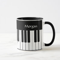 Piano Keyboard Music Personalised 2