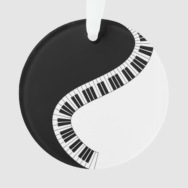 Piano Keyboard Musical Ornament (Front)