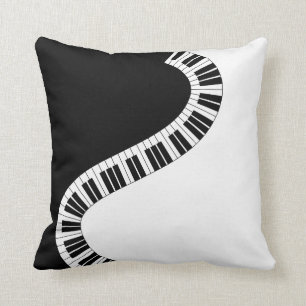 Piano Keyboard Musical Pillow