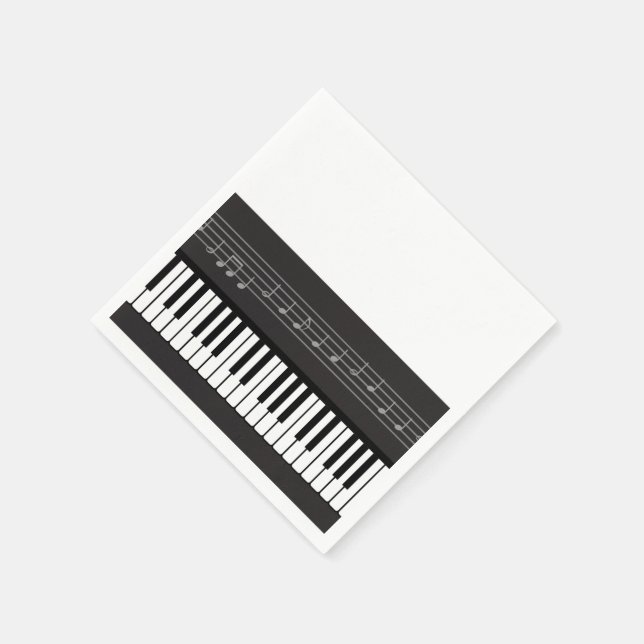 Piano Keyboard Napkin (Corner)