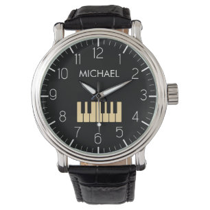 Piano Keyboard Personalised Musician's Watch