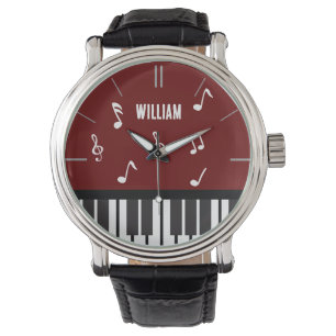 Piano Keyboard Personalised Musician's Watch