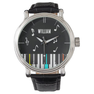 Piano Keyboard Personalised Musician's Watch