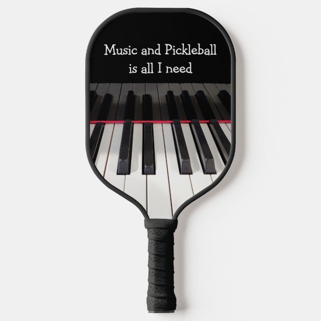 Piano Keyboard  Pickleball Paddle (Front)