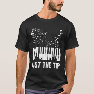 Piano Keyboard Player Just The Tip Music Piani T-Shirt