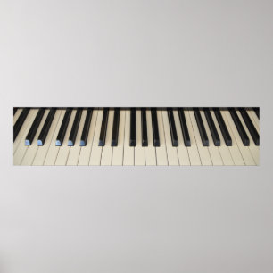 Piano Keyboard Poster